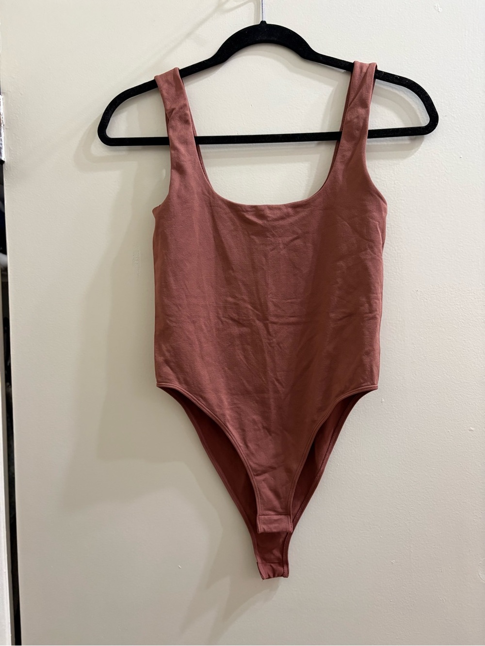 a new day Rust colored Scoop Neck Bodysuit